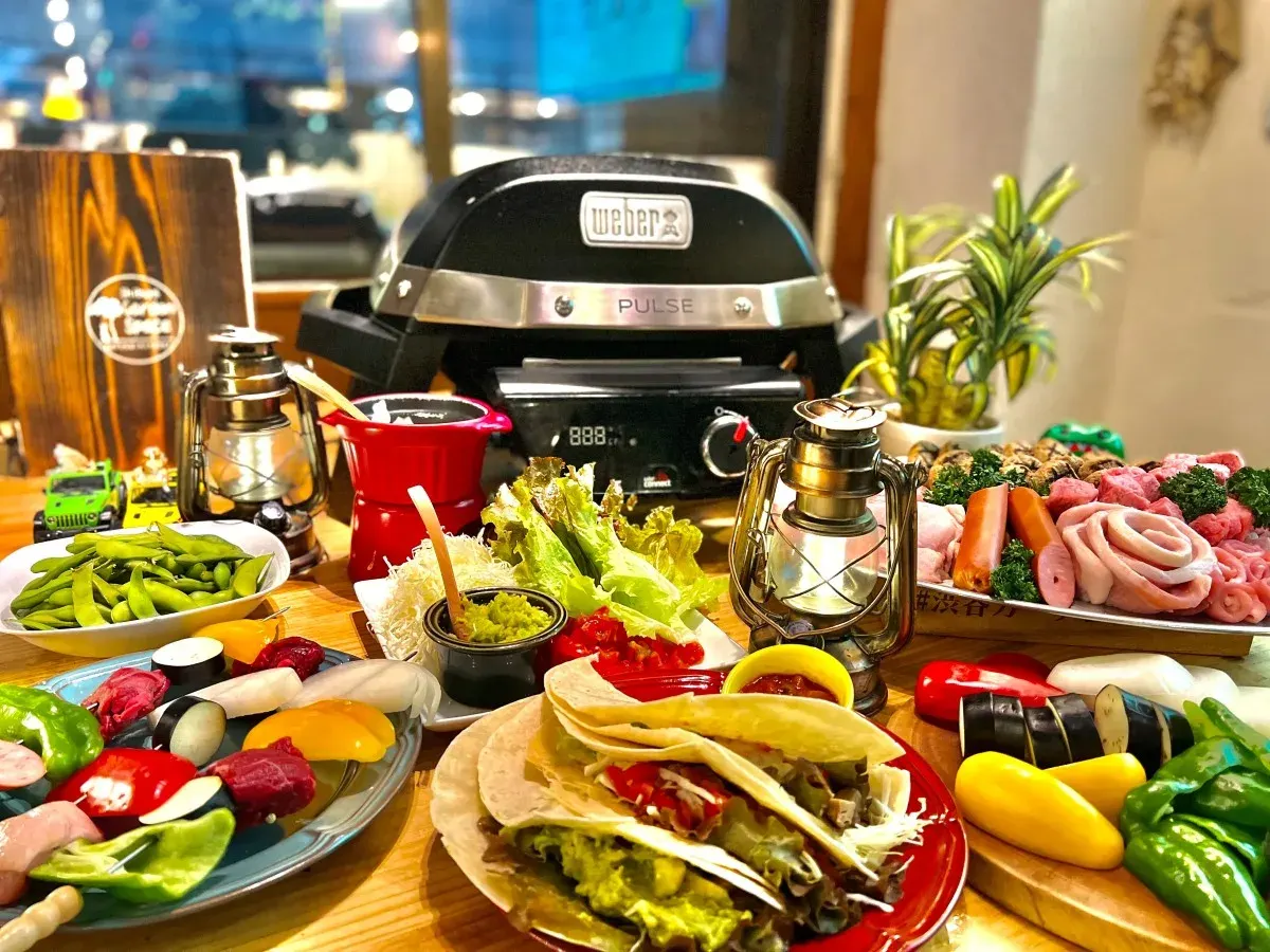 渋谷ガーデンルーム3F 貸切BBQの様子