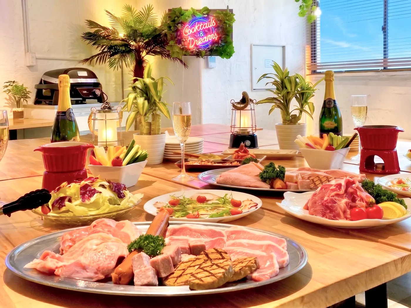 〈渋谷×貸切×冷暖房BBQ〉ヒーロー画像