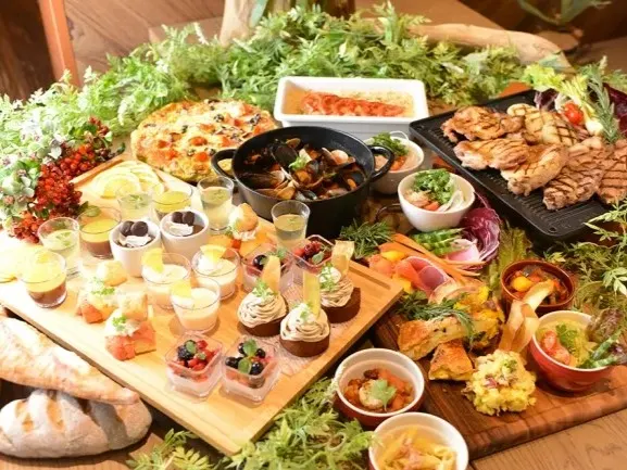 渋谷ガーデンスペース道玄坂 竹コース 全9品の宴会料理