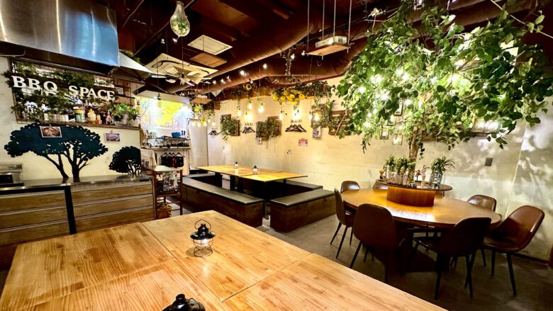 〈渋谷×イベント会場〉貸切パーティー会場「渋谷ガーデンスペース道玄坂店」夜内観2